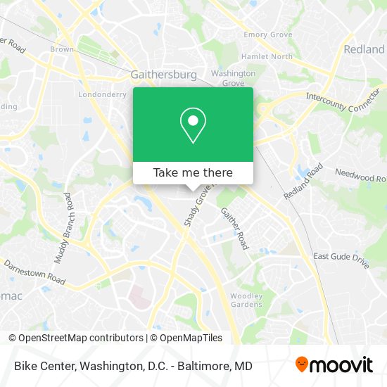 Bike Center map