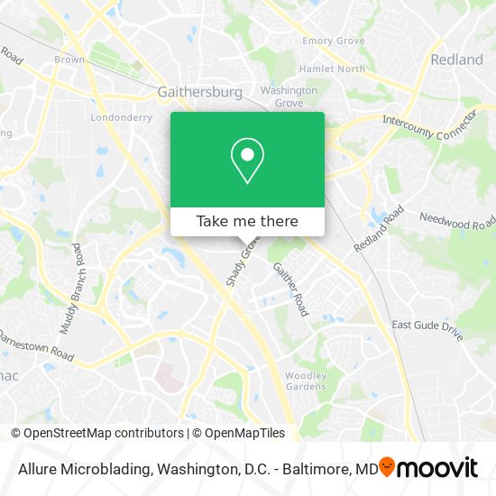 Allure Microblading map