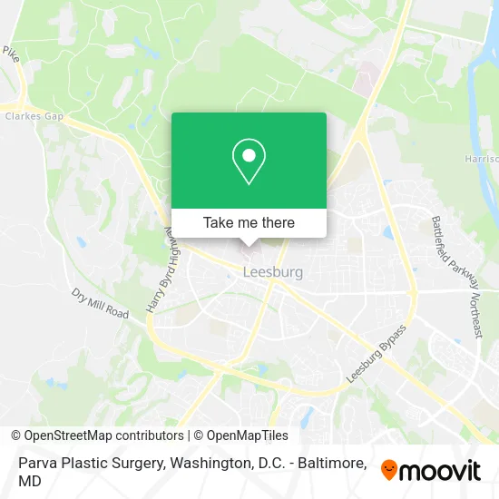 Mapa de Parva Plastic Surgery
