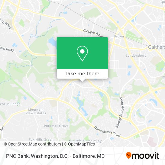 PNC Bank map