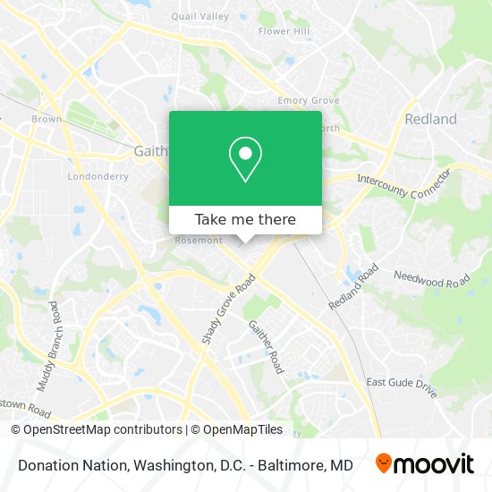 Mapa de Donation Nation
