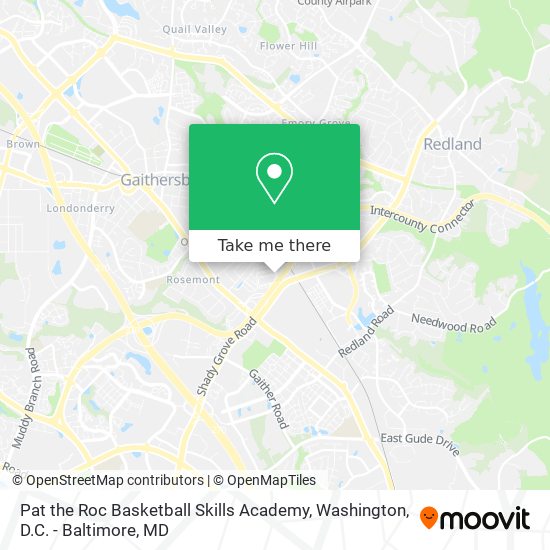 Pat the Roc Basketball Skills Academy map