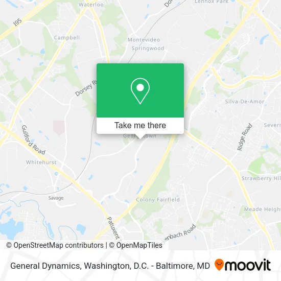 General Dynamics map