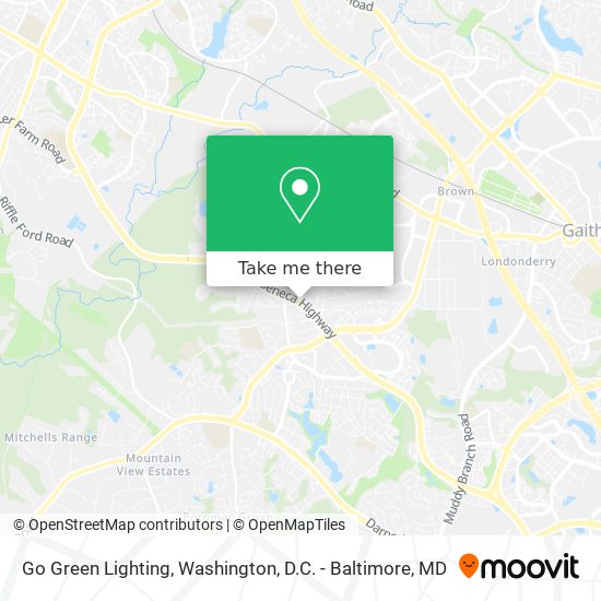 Mapa de Go Green Lighting