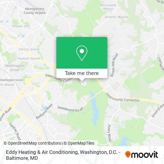 Mapa de Eddy Heating & Air Conditioning