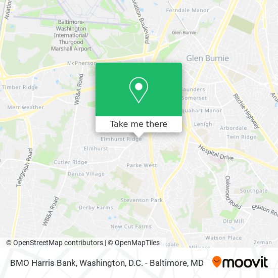 BMO Harris Bank map