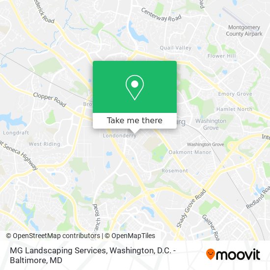 MG Landscaping Services map