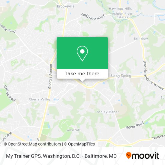 Mapa de My Trainer GPS