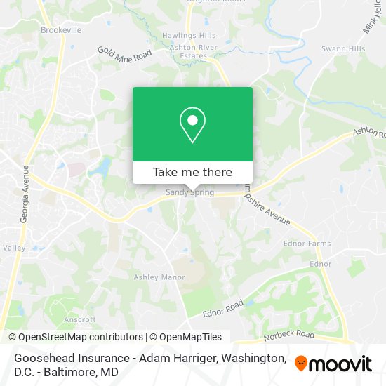 Mapa de Goosehead Insurance - Adam Harriger