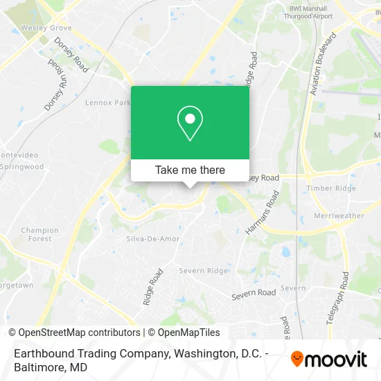 Earthbound Trading Company map