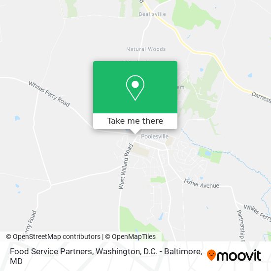 Food Service Partners map