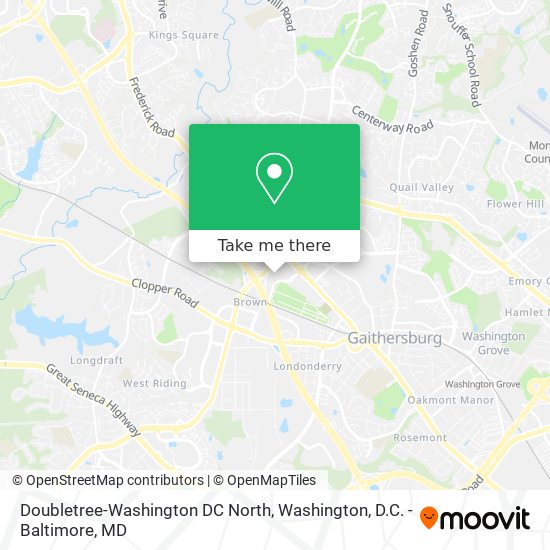 Mapa de Doubletree-Washington DC North