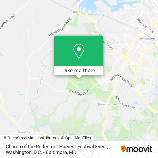 Mapa de Church of the Redeemer Harvest Festival Event