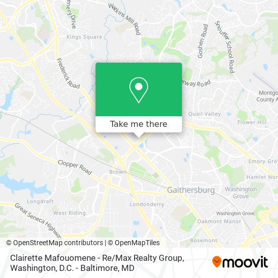 Mapa de Clairette Mafouomene - Re / Max Realty Group