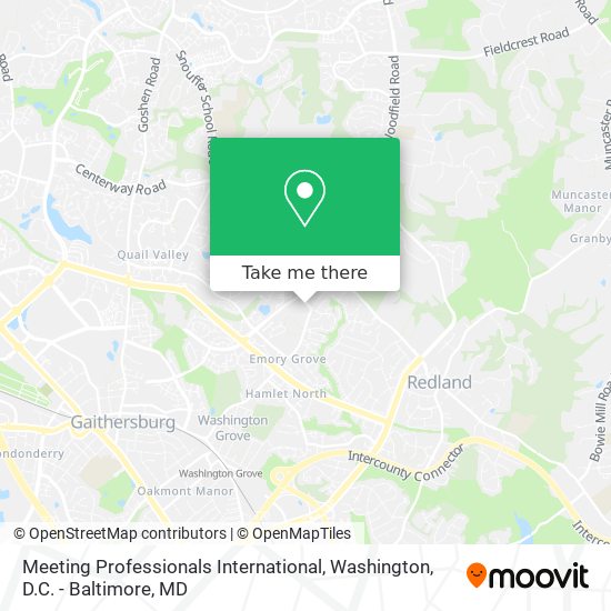 Mapa de Meeting Professionals International