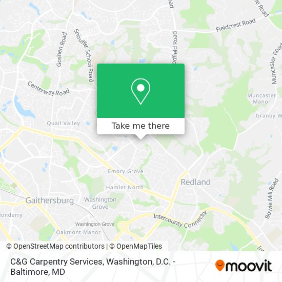 C&G Carpentry Services map