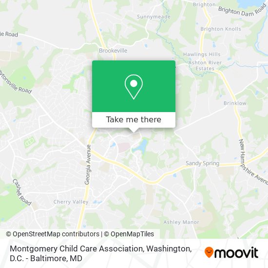 Mapa de Montgomery Child Care Association