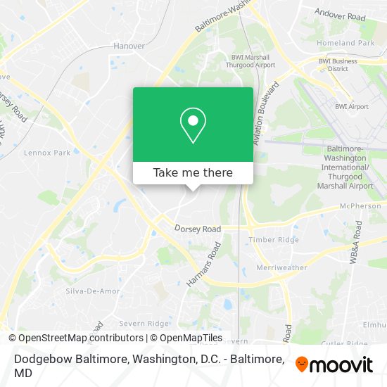 Mapa de Dodgebow Baltimore