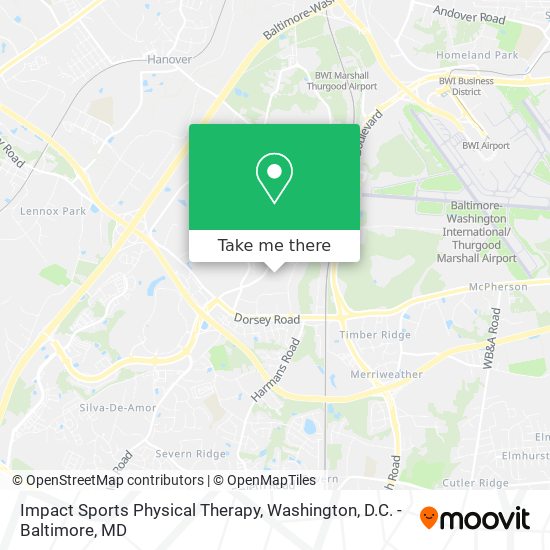 Impact Sports Physical Therapy map