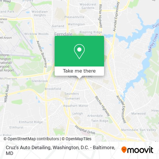 Cruz's Auto Detailing map