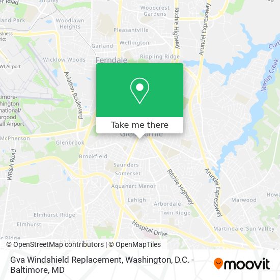 Gva Windshield Replacement map