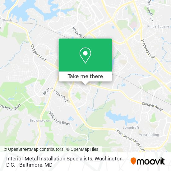 Interior Metal Installation Specialists map