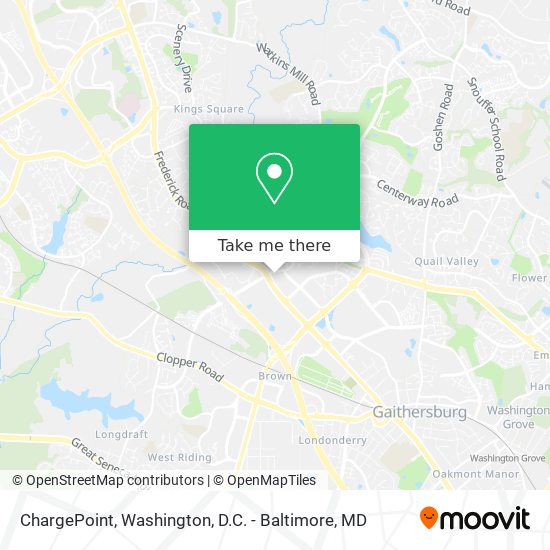 Mapa de ChargePoint