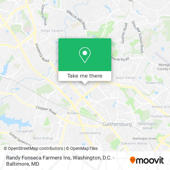 Mapa de Randy Fonseca Farmers Ins