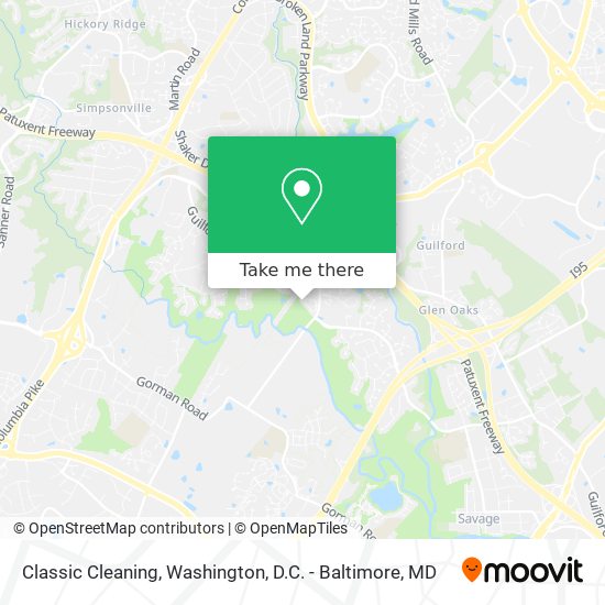 Classic Cleaning map