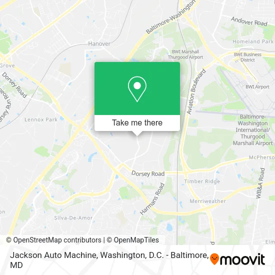 Jackson Auto Machine map