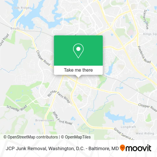 JCP Junk Removal map