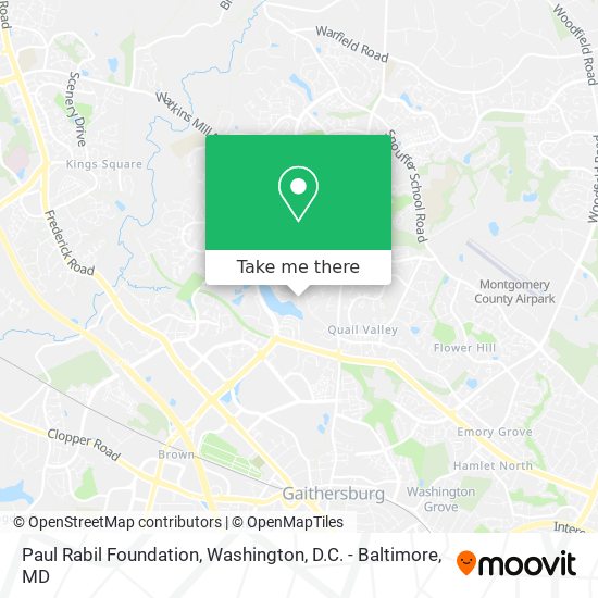 Paul Rabil Foundation map