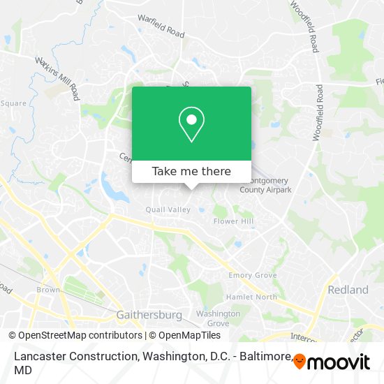 Lancaster Construction map