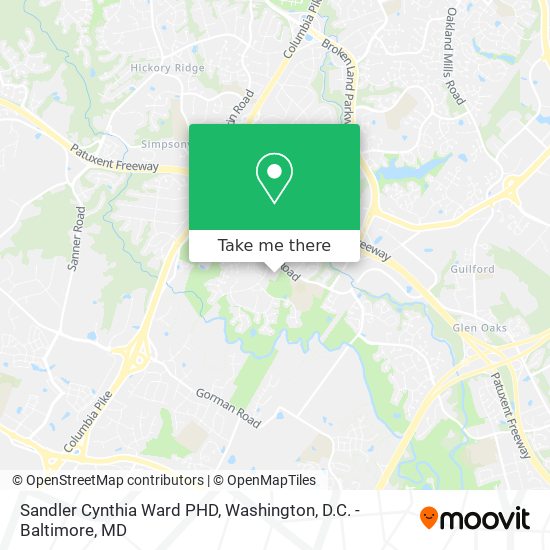 Sandler Cynthia Ward PHD map