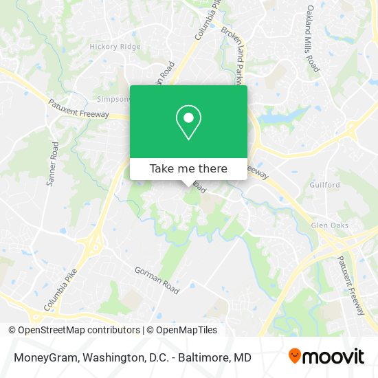 MoneyGram map