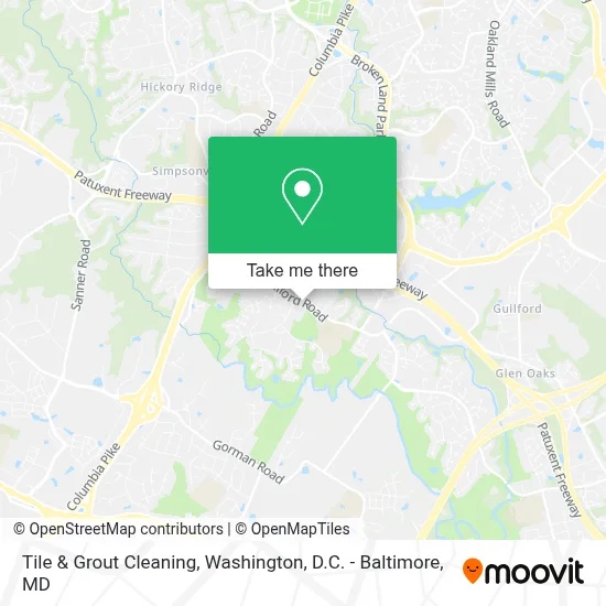 Tile & Grout Cleaning map