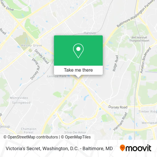 Victoria's Secret map