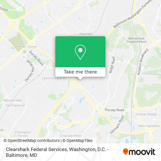 Clearshark Federal Services map