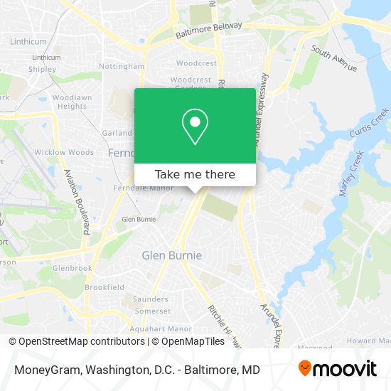 MoneyGram map