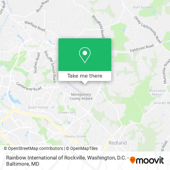 Rainbow International of Rockville map