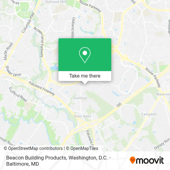Beacon Building Products map