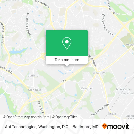 Mapa de Api Technologies