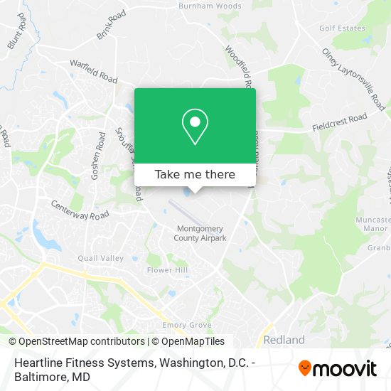 Heartline Fitness Systems map