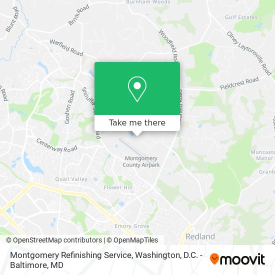 Mapa de Montgomery Refinishing Service