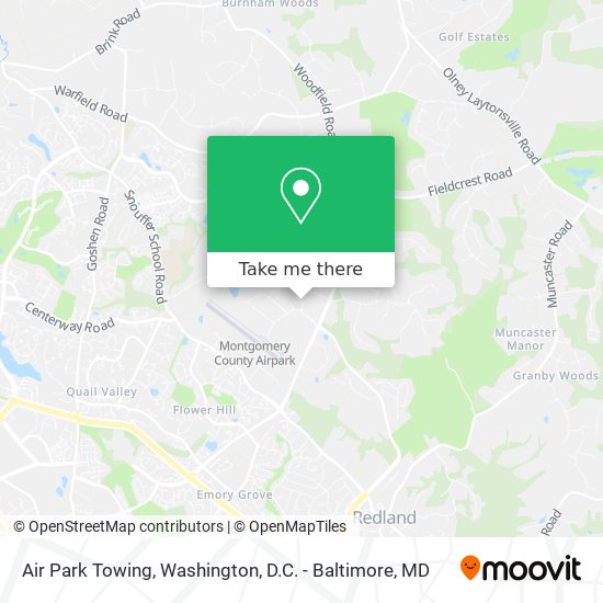 Air Park Towing map