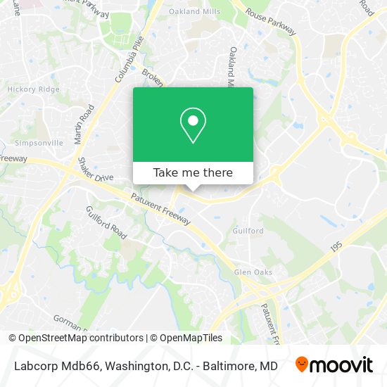 Labcorp Mdb66 map