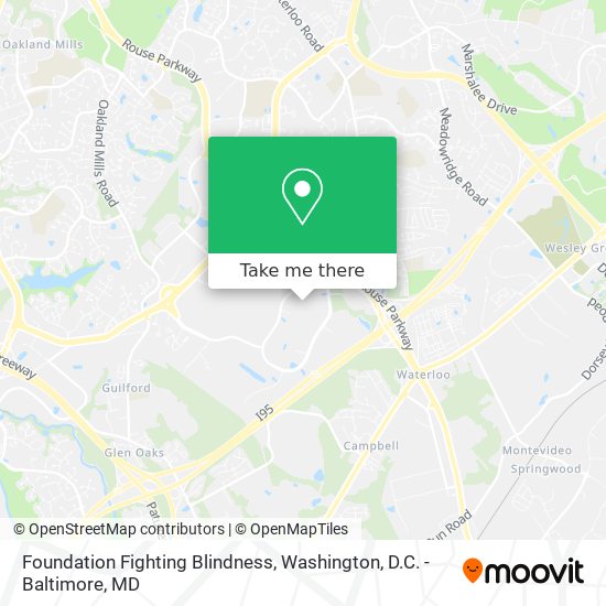 Foundation Fighting Blindness map