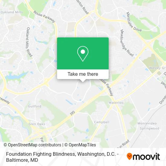 Mapa de Foundation Fighting Blindness