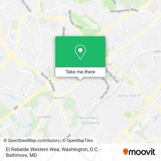 El Rebelde Western Wea map