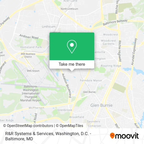 R&R Systems & Services map